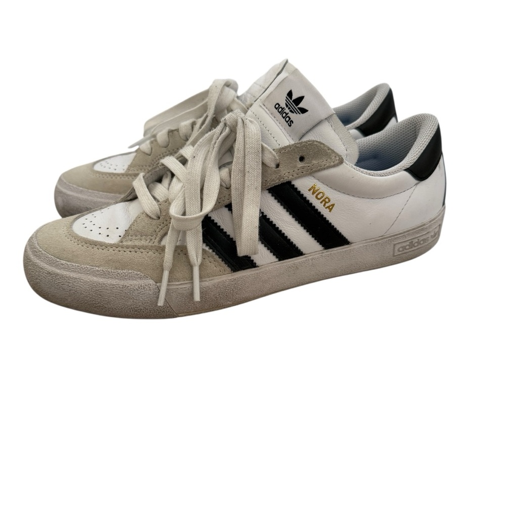 Adidas Nora White and Black Sneakers